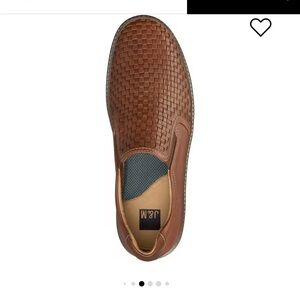 J&M Classic Tan Woven Loafers